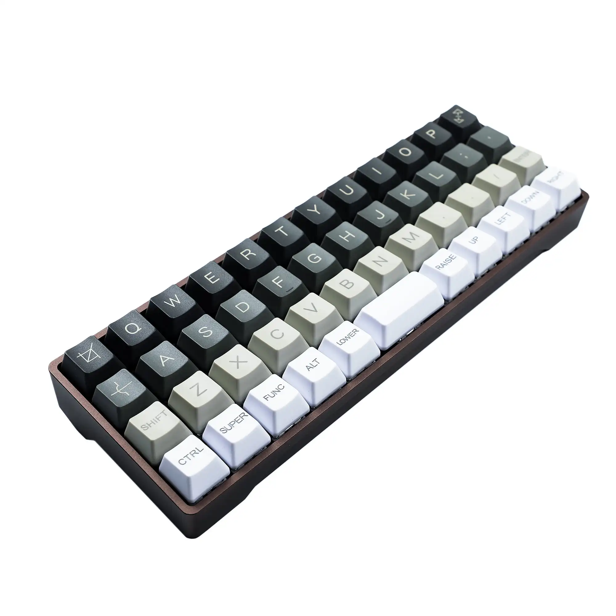 OEM 40% 40 キーキャップ | カーボンホワイトレーザーエッチング