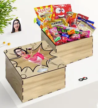 

Tailor-made In Wooden Box Lady Caricature Of Nostalgic Lezzetler Gift Seti-25