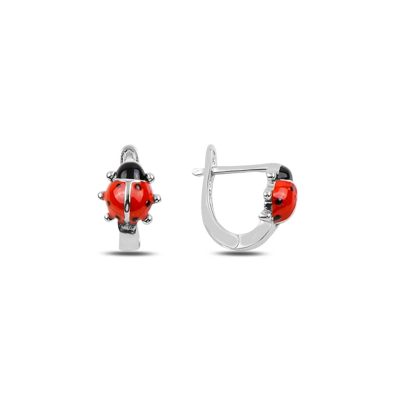 

Armagano Enamel Ladybug J Earrings