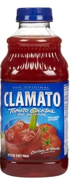 

Clamato tomato juice cocktail for micheeladas and cocktails 1 litre