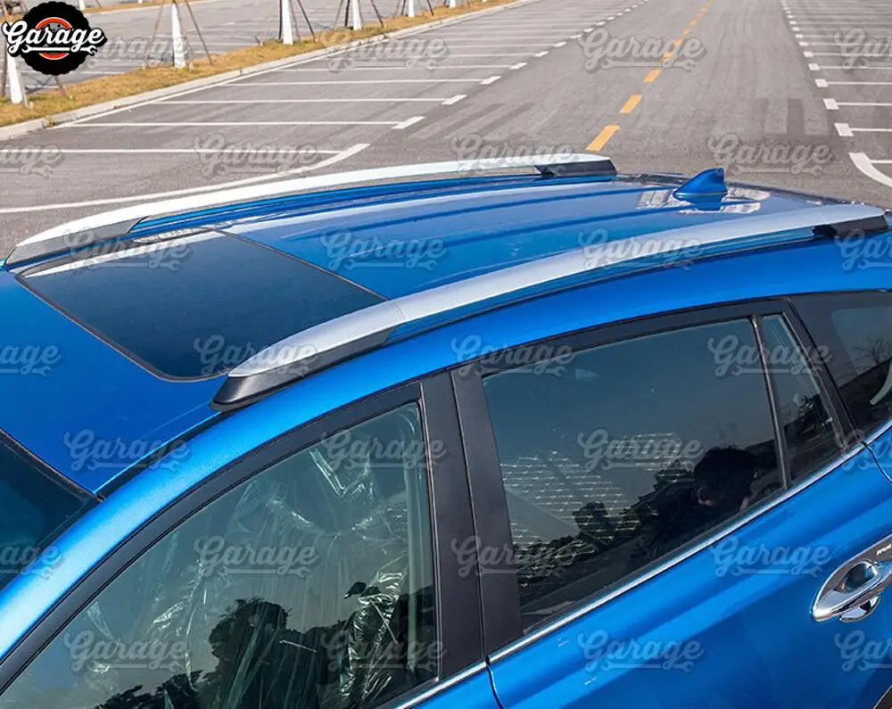 Боковые заглушки на рейлинги для Toyota RAV 4 2013- ABS пластик, 1 комплект/4 шт., украшение для автомобиля
