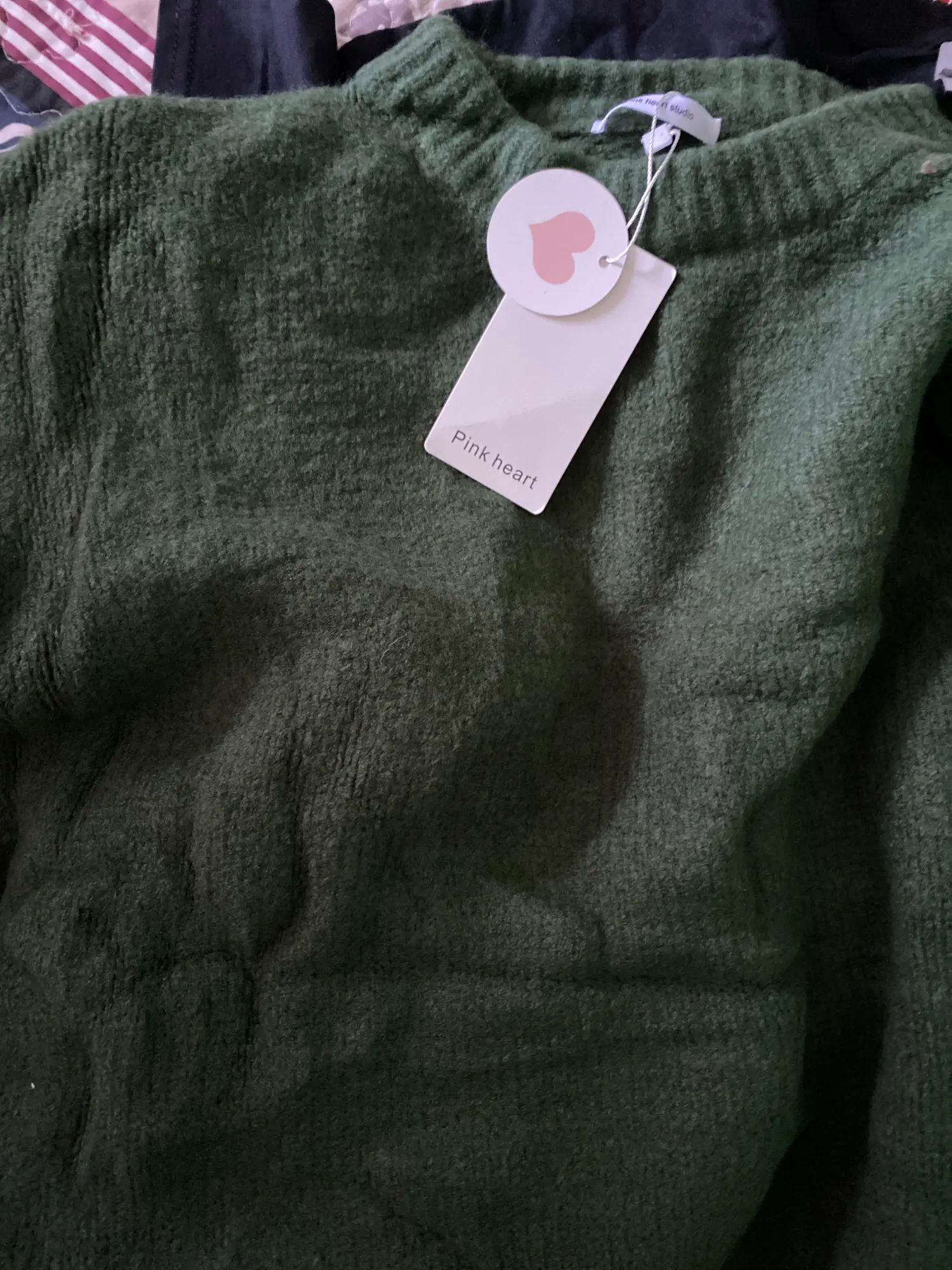 Dark Academia Green Set Pullover and Shirt photo review