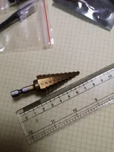 Taladro de cono de titanio hexagonal HSS 4241 de 4-22MM, cortador de agujeros para hoja de acero de alta velocidad, carpintería, madera, Metal, herramientas eléctricas de perforación