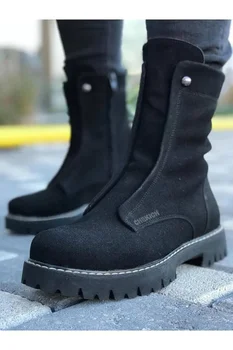 

Chekich CH027 Suede ST Male Boots BLACK 442988407