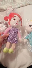 Cocomelon-muñeco de felpa de 15-33cm para niños, juguete de dibujos animados, serie de TV, familia Cocomelon JJ, hermana, papá, mamá, regalo de Navidad