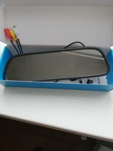 5 pulgadas TFT LCD HD800 * 480 pantalla Monitor coche espejo Monitor para estacionar marcha atrás con 2 entrada de vídeo retrovisor Cámara opcional