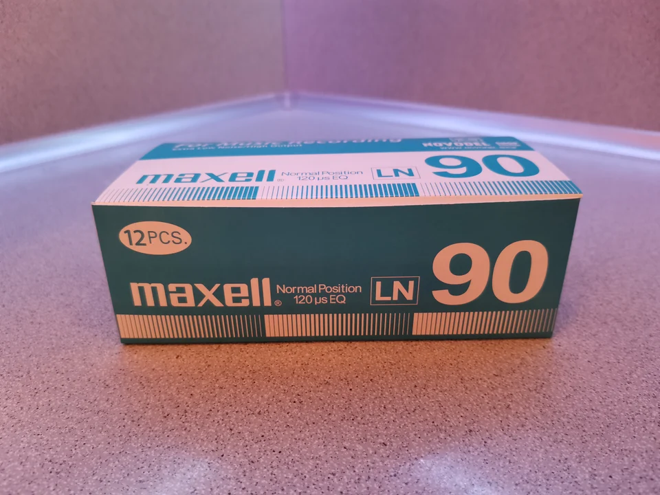 Cassette Audio Maxell S-LN 90 – Made In Korea – Occasion