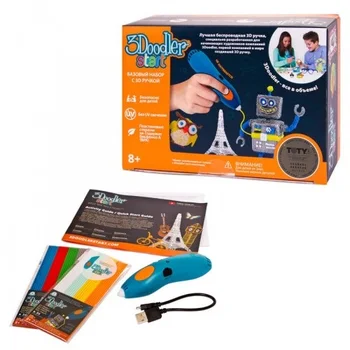

3Д Ручка 3DOODLER START, базовый набор (E-Comm) 3DS-ESST-TNG-E Wobble Works