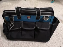 Bolsa de herramientas portátil para electricista, multifunción, instalación de reparación, lona, grande, gruesa, bolsillo de trabajo