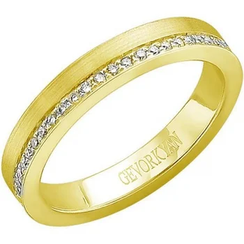 

Esthete ring with 50 diamonds in Yellow Gold