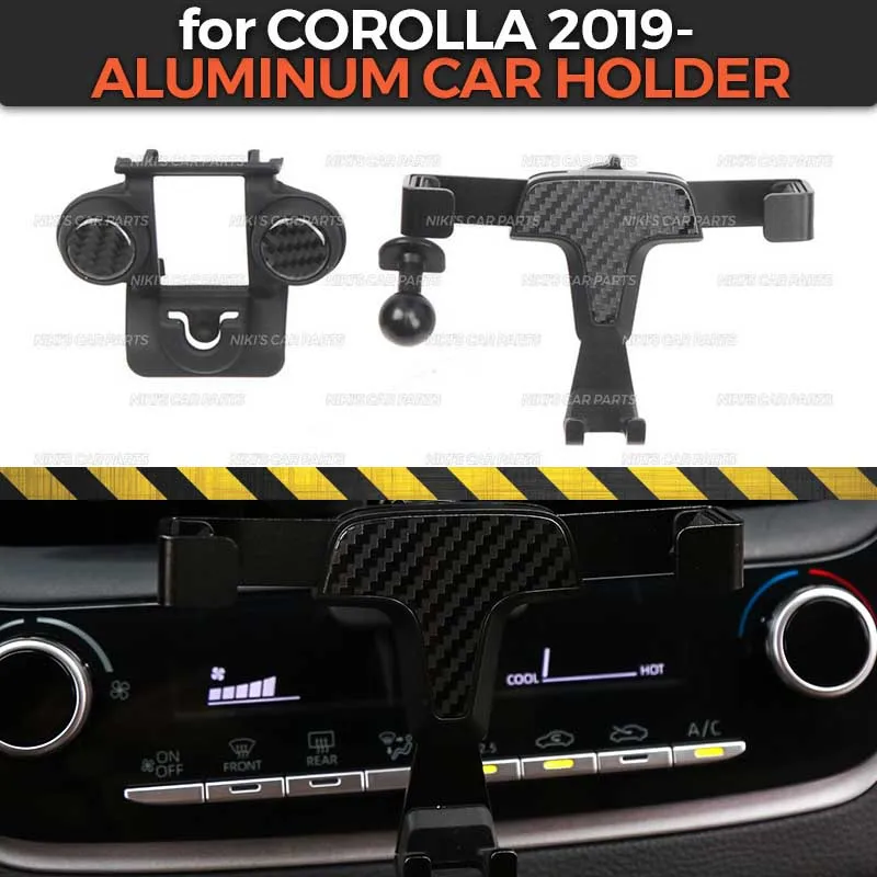 Алюминиевый Автомобильный держатель для Toyota Corolla 2019-алюминиевый сплав 1 комплект