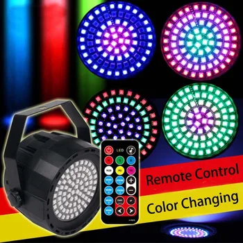 

New Arrival 72 LEDs Strobe Flash Stage Lighting Effect Sound Activated Par Light For Disco Club Party