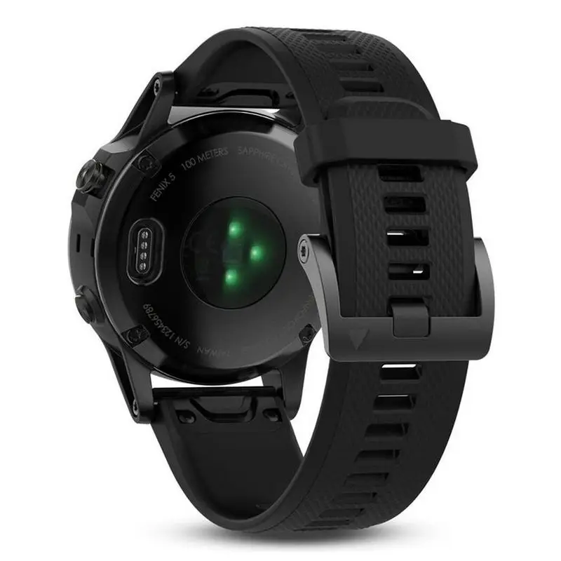 Смарт часы Garmin Fenix 5 Sapphire Black GPS (010 01688 11) официальная гарантия 2 года спорт активный