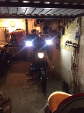 Kit de intermitentes Led para motocicleta, intermitentes para Harley Road Glide Touring Sportster con Base 1156 1157, Blanco/ámbar, 1 par