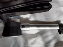 Lupa con mango de dermatoscopio 10X, visión clara suave con escala de medida, 30X, tipo B, visión más grande con luz UV