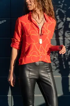 

Güneşkızı Women Chain Decorated Shirt GK-BSTH5032