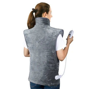 

Electri Warming Heating Pad Blanket Portable Shoulder Neck Back Heating Shawl Wrap Pain Relief Automatic Shut OFF Support