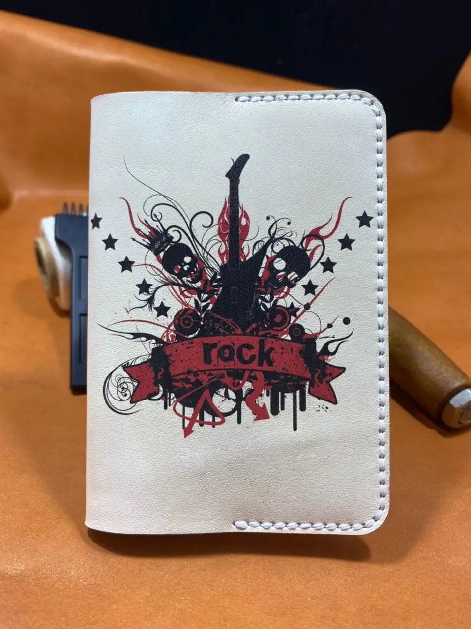 Passport cover Genuine leather