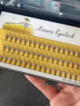 60 racimo/caja de pestañas individuales 0,07/0,1 grueso conjunto de pestañas extensión 3D pestañas falsas naturales al por mayor