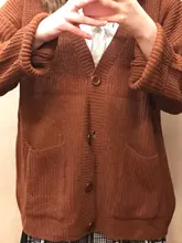 Simple Casual suéter de gran tamaño las mujeres V Jersey cuello delgado de punto Mujer otoño e invierno coreano cálido Rebeca Feminino