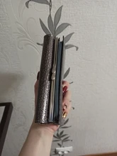 DICIHAYA-Cartera de mano en piel auténtica para mujer, billetera multifuncional, monedero, tarjetero, bolso para teléfono