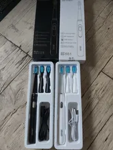 SEAGO-cepillo de dientes eléctrico recargable, compra uno y obtén uno gratis, 4 modos de viaje, con 3 cabezales, regalo