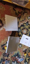 UBARO-Interruptor táctil con Panel de cristal blanco, pulsador estándar europeo de luz Ac230v, 1 Banda, Control único, lámpara de pared