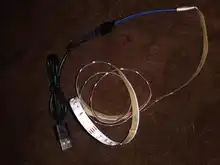 Diode Lamp Tape Ribbon Strip-Light LED Volt 2835 5-V USB PC TV 1-5m