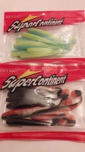 Silicone Bait Fishing-Lure T-Tail-Wobblers Shad Leurre Supercontinent 100mm 50mm 75mm