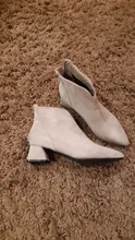 Cowboy-Boots Beige High-Heels Black Winter Woman Rubber Square Zipper Sexy Flock Solid