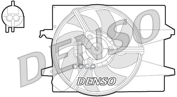 Вентилятор Охлаждения Двигателя Der10004 Denso арт. DER10004