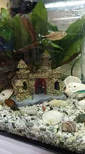 Castle-Tower-Ornaments Decoration Aquarium-Accessories Fish-Tank