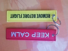LLavero de novedad para quitar antes del vuelo, llaveros Bijoux para motocicletas y automóviles, etiqueta para llave Nuevo bordado