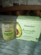 Exfoliante corporal de aguacate, exfoliante, limpieza profunda de poros, tratamiento del acné, Gel exfoliante, brillo, aguacate, blanqueamiento corporal