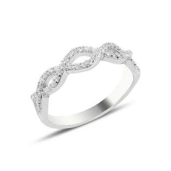 

Silver 925 Sterling Zircon Stone Ring