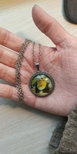 Collar antiguo de dibujos animados Shrek, joyería de cristal, cabujón, Retro, 2020