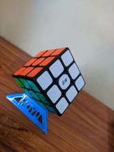 QiYi navegar W 3x3x3 magia de velocidad cubo negro profesional de 3x3 cubo Puzzle educativos juguetes para niños de regalo 3x3