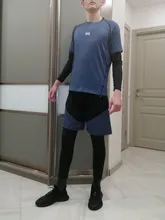 5 unids/set chándal de los hombres gimnasio de compresión de ropa deportiva traje de correr Jogging ropa deportiva de ejercicio medias