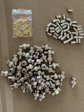 Conectores de crimpado de enchufe macho BNC RG58 RG59 RG60 para cámara CCTV, convertidor de comunicación Anpwoo BNC, serrity IPC, 3 piezas