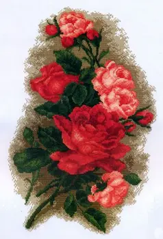 

800 set for embroidery 'Rs studio ''Roses Red', 48*31 cm