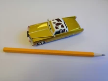 Disney Pixar-Coche de juguete de Metal fundido a presión para niños, coche de juguete de Cars 3, 2, Rayo McQueen, serie Tex Dinoco, 1:55, regalo para niños