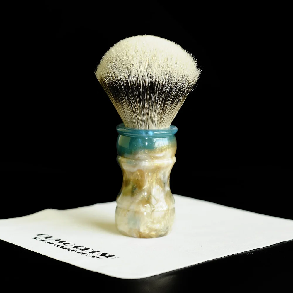 Щетка для бритья OUMO щетка terracota Warriors с SHD HMW silvertip badger knots gel city 26 мм 28 мм|Помазок| |