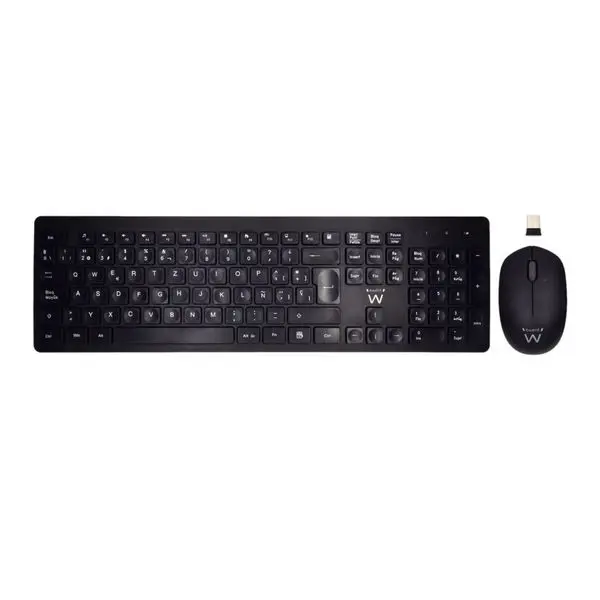 Клавиатура и беспроводная мышь EW3256 Ewent 2,4 GHz Black