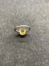 De Lujo mujer chica de cristal anillo de piedra de circonia cúbica bohemios plata Color blanco rosa amarillo anillo promesa anillos de compromiso para las mujeres