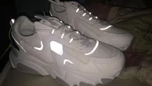 Zapatos informales de exterior para hombre, zapatillas deportivas reflectantes de talla grande 44, a la moda, con aumento de altura