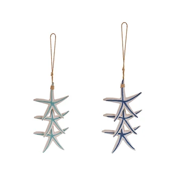 

Hanging decoration Gift Decor Wood (2 x 43 x 14 cm)