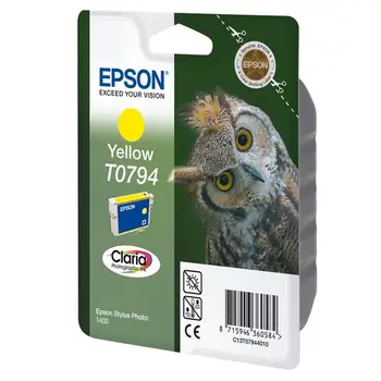 

Yellow ink cartridge for STYLUS PHOTO 1400 owl