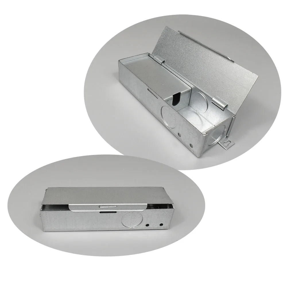 caixa quadrada led driver metal caixas de 04