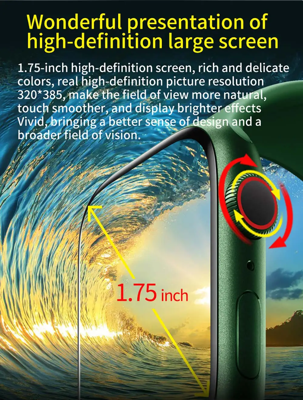 IWO Smart Watch Men Series 7 Wireless Charge Smartwatch Women Heart Rate Watches Bluetooth Call Fitness Tracker For Android IOS