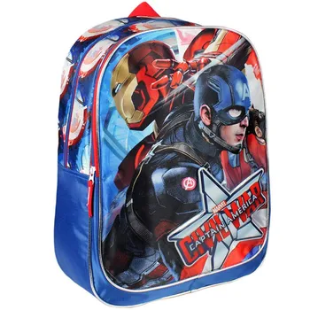 

Backpack 2 Zippers Charger Trolley Captain America Marvel 31x42x13 cm.